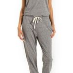 n:philanthropy NWT Flower Jumpsuit in Heather Gray V-neck Jogger L $178 Photo 0