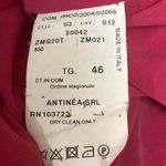 Armani Collezioni Pink Wool Single Button Long Sleeve Blazer Coat Jacket Size 10 Photo 3