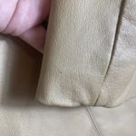 Dialogue Vintage Y2K Beige Tan Women’s Blazer Jacket Classic Leather M Charlies Angels Photo 7