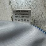 None Chevron Blouson Tankini Set Adjustable Spaghetti Straps Tie-Side Bottoms Photo 13