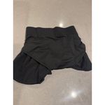 Black Running Shorts With Zipper Pockets Athletic Gym Workout Size M Photo 3