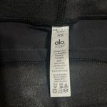 Alo Yoga High Waist Airbrush Legging Crackled Performance Leather Black XS Photo 7