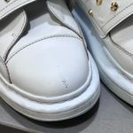 Alexander McQueen Gold Studded White Leather Sneakers | Size EU 37.5 (US 7.5) Photo 8
