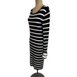 Theory  Mini Dress Stripe Crewneck Jersey Photo 6
