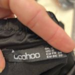 Boohoo  Black Mini slip Skirt with slit size 2. In perfect condition! Photo 4