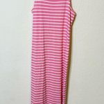 Sail To Sable  Pink Stripe Maxi Tank Dress Womens Size M Photo 1