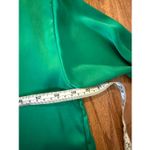 ZARA  green satin NWT button up blouse xs Photo 11