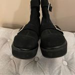 Paloma Barcelo Suede Ankle Platform Booties with buckles Sz 6 Photo 5