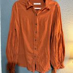 We The Free  'Call You Mine' Terracotta Button-Up Shirt Photo 2