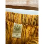 Soul Flower Womens Orange Striped Cotton Shorts Size S/M Lagenlook Boho Coastal Photo 3