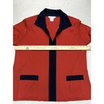 Misook Exclusively  Cardigan 3X Red Black Color Block Acrylic Knit Sweater Photo 4