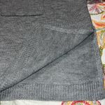 Pink Lily  size small women’s oversized grey sweater with front pocket side slots Photo 2