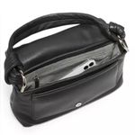 Cole Haan Black Leather Puffer Quilted Handbag Shoulder bag silver hardware Photo 1