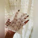 H&M NWT ♥️ Coachella white crochet long cardigan size/M Photo 4