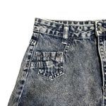 SheIn high rise acid wash cut off denim shorts size small 25 Photo 5