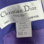Christian Dior • Vintage Wool Blazer Medium Purple Photo 7