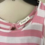 Ginger G  small striped pink and white tank top Photo 2