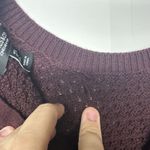Jones New York Jones & Co.  Women's Size Large Knitted Sweater Maroon Zipper Back Photo 8