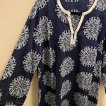 Blue And White Fish Pattern Swim Cover Photo 1