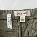 Madewell  Olive Green Utility Cargo Carpenter Shorts Plus Women's Size 33 NWT Photo 1