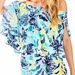 Lilly Pulitzer Arbelle Off-the-shoulder Romper NEW Photo 2