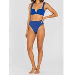 l*space L* Lee Lee Top & Frenchi Bottom, Pointelle Ribbed Royal Blue, Large Photo 2