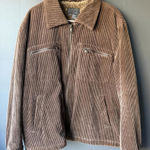 ZARA  Adorable Brown Corduroy Zip-Up Jacket size XL Photo 0