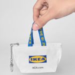 NWT Ikea Japan KNÖLIG Key Ring Small Coin Purse Compact Stylish Accessory Photo 0