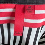 5|48 Black red and yellow abstract print top size medium Photo 3