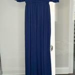 Show Me Your Mumu  Emily Empire Maxi Dress Rich Navy Crisp Photo 2
