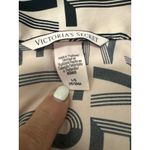 Victoria's Secret LOVE Print Pajama Set Long Sleeve Top Shorts Pink Black M Photo 5