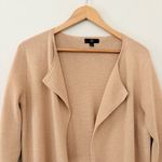 J.Crew  365 Juliette collarless sweater-blazer cotton wool blend camel size S Photo 4