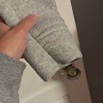 American Eagle  Outfitters Gray Cropped Zip-Up Jacket Photo 4