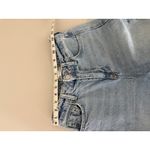 ZARA Women's Light Wash Extra High Waisted Raw Edge Hem Loose Leg Jeans 2 Photo 3