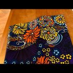 H.I.P. Floral Zinnias Retro Vintage Big Groovy Flowers Zinnia Dress FLAWS Read Photo 3