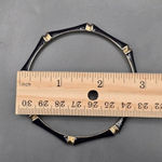 None Navy Blue Gold Solid Stripe Single Bracelet Boho Retro Fashion Jewelry JB4-5 Photo 3