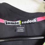 Jamie Sadock Golf Top Womens Medium Green 1/4 Zip Short Sleeve Tentacles Signed Photo 8