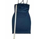 Glare  Black Short‎ Bodycon Spaghetti Strap ￼Dress Womens Size Medium Look Small Photo 5