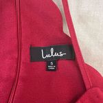 Lulus Lulu’s Endlessly Endearing Wine Red mini Dress size small Photo 9