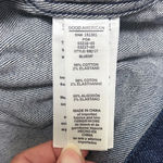 Good American Dark Wash 70s Icon Belted Cropped Denim Jacket 4 XL New Photo 9