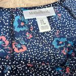 Motherhood Maternity floral print blouse size s - missing waist belt Photo 1