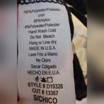 Trac  Black Gold Foil Stripe Lace Sweetheart Sleeveless Dress Size Small Photo 6