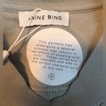 ANINE BING  Tyler Sweatshirt Satin Bing in Sage Green Size Small NWOT Photo 6