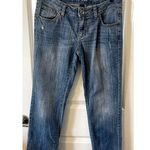 Apt. 9  Womens Modern Fit Straight Leg Jeans 2 Cropped Denim Med Wash Photo 0