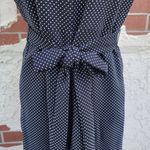 Banana Republic NEW Polka dot  v neck retro jumpsuit bow belt Photo 8