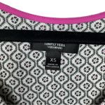 Simply Vera Vera Wang Women's XS Geometric Maxi Dress Multicolor Photo 3