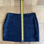 ZARA  Woman navy/black chiffon and sequin covered mini skirt XS/S party/festive Photo 5
