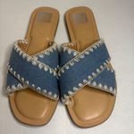 DV Dolce Vita Juneau Denim Criss Cross Slides Sandals Women's Size 9.5 Blue Photo 1