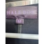 Hale Bob  Dress Blue Camel Gray Faux Suede Color Block‎ Size Medium Photo 3