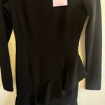 Hello Molly Black Long Sleeve Dress Photo 5